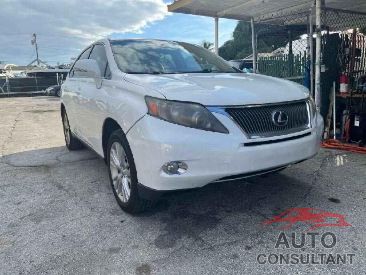 LEXUS RX450 2010 - JTJZB1BA2A2000596