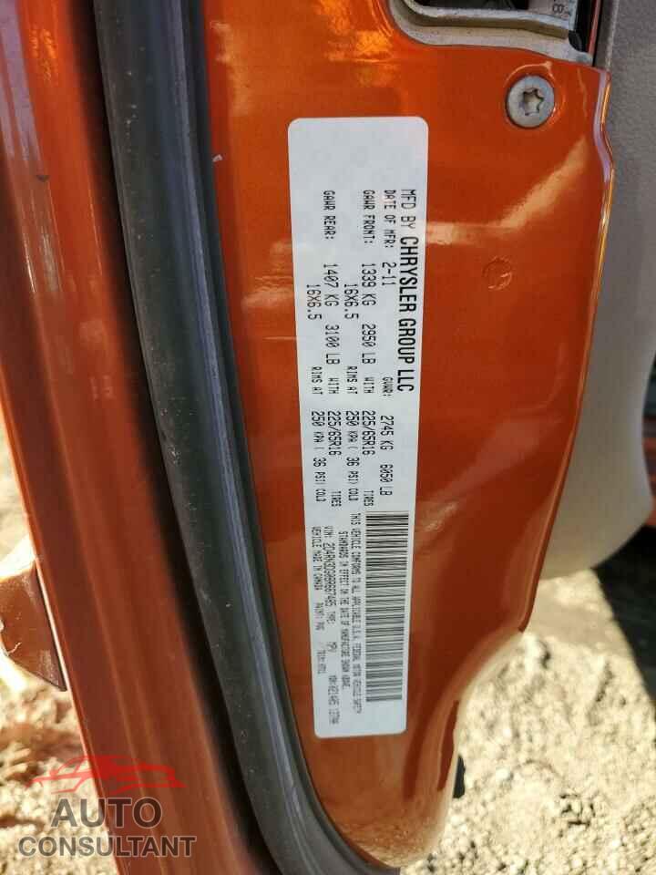 DODGE CARAVAN 2011 - 2D4RN3DG0BR667485