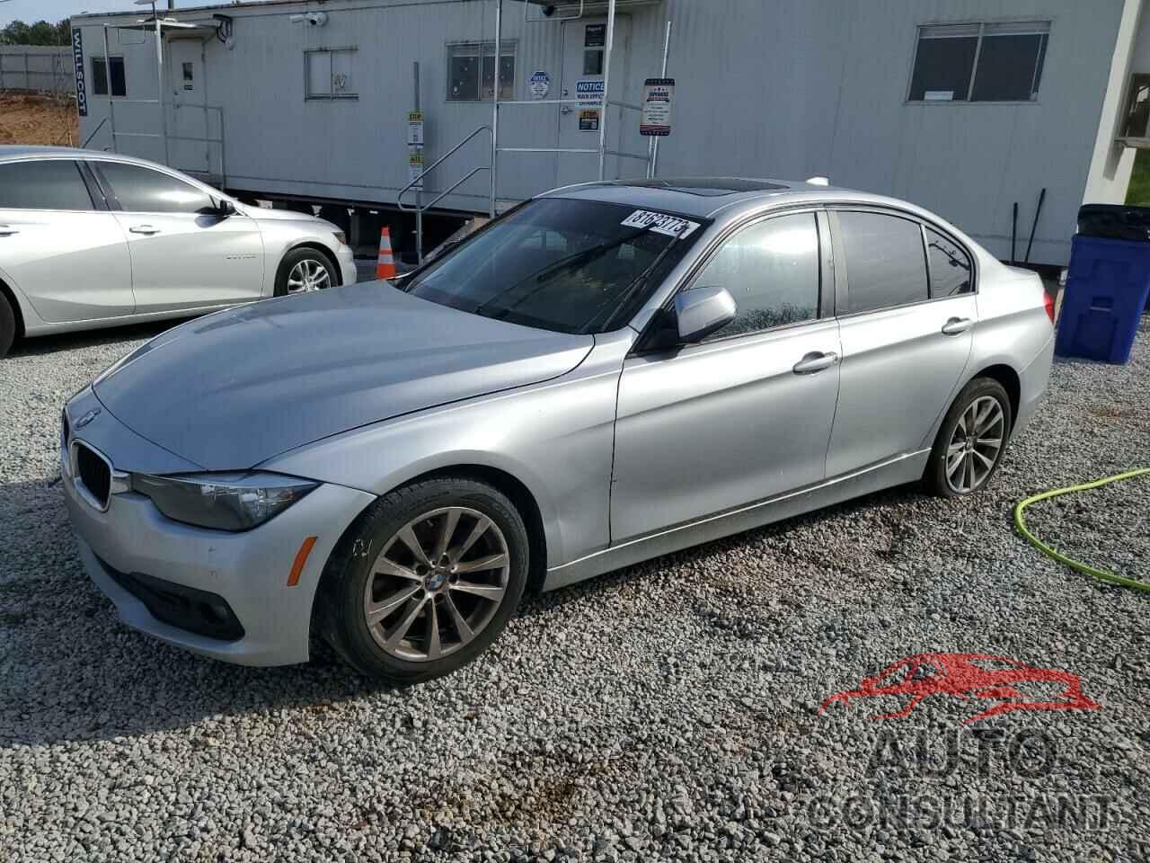 BMW 3 SERIES 2017 - WBA8E1G30HNU15650