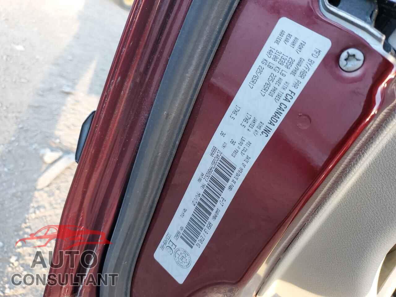 DODGE CARAVAN 2017 - 2C4RDGBG7HR802612