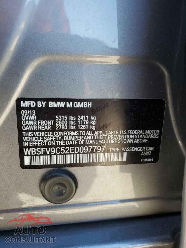 BMW M5 2014 - WBSFV9C52ED097797