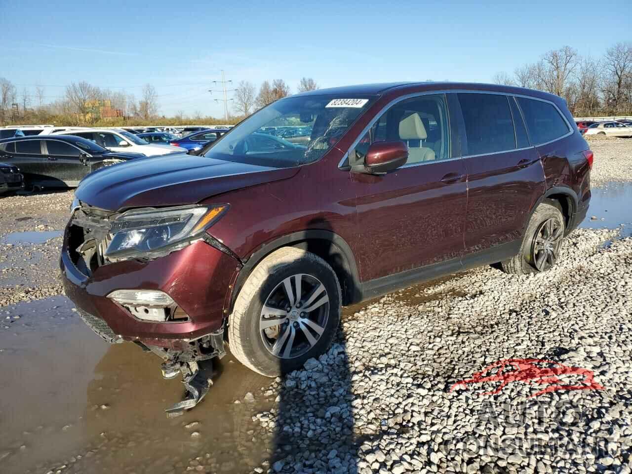 HONDA PILOT 2017 - 5FNYF6H58HB027674