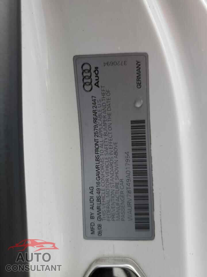 AUDI S5/RS5 2009 - WAURV78T49A017954
