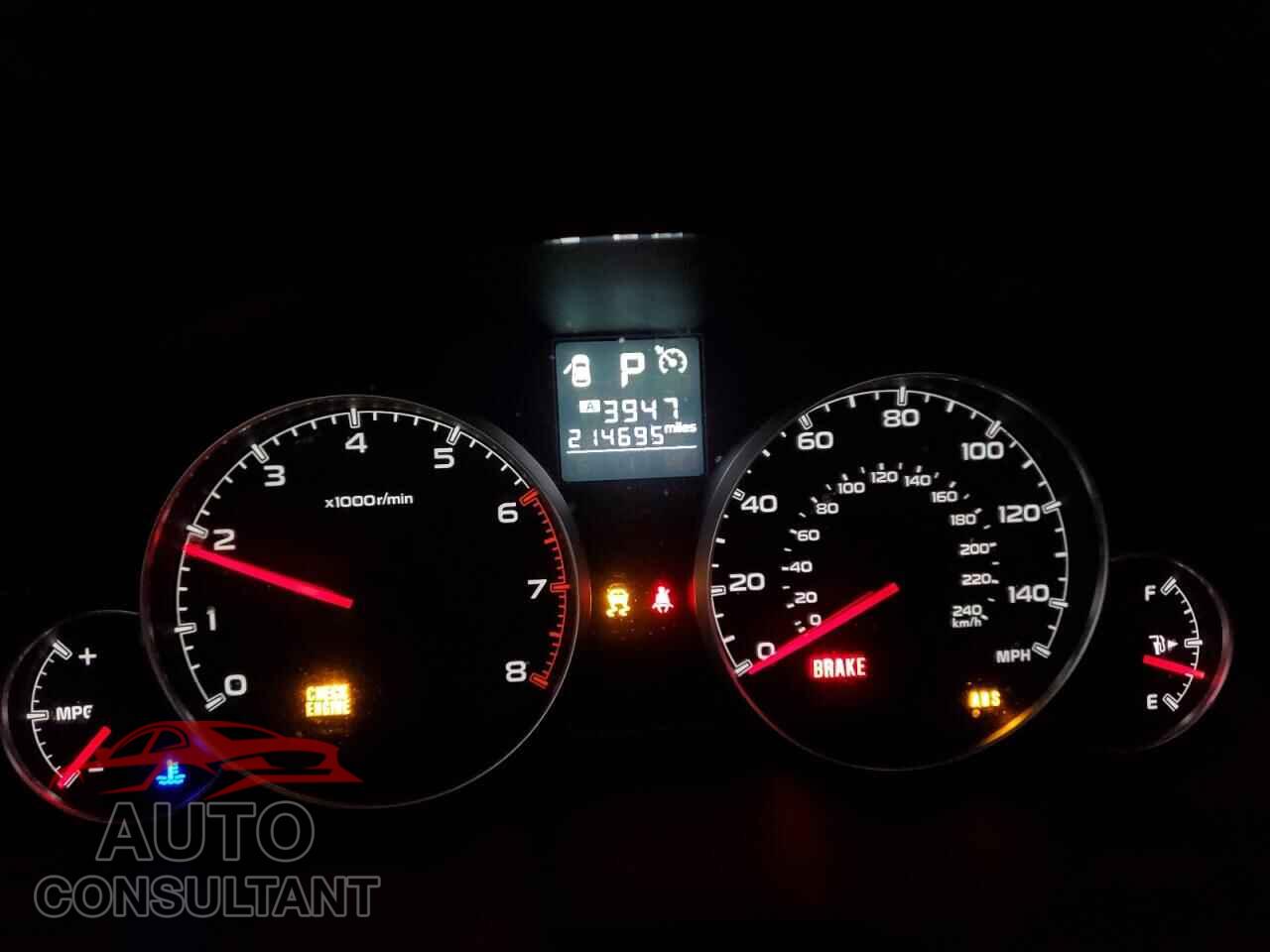SUBARU OUTBACK 2014 - 4S4BRBAC3E3323804