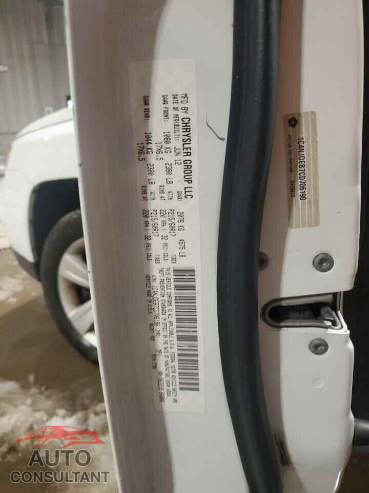 JEEP COMPASS 2012 - 1C4NJDEB7CD706190