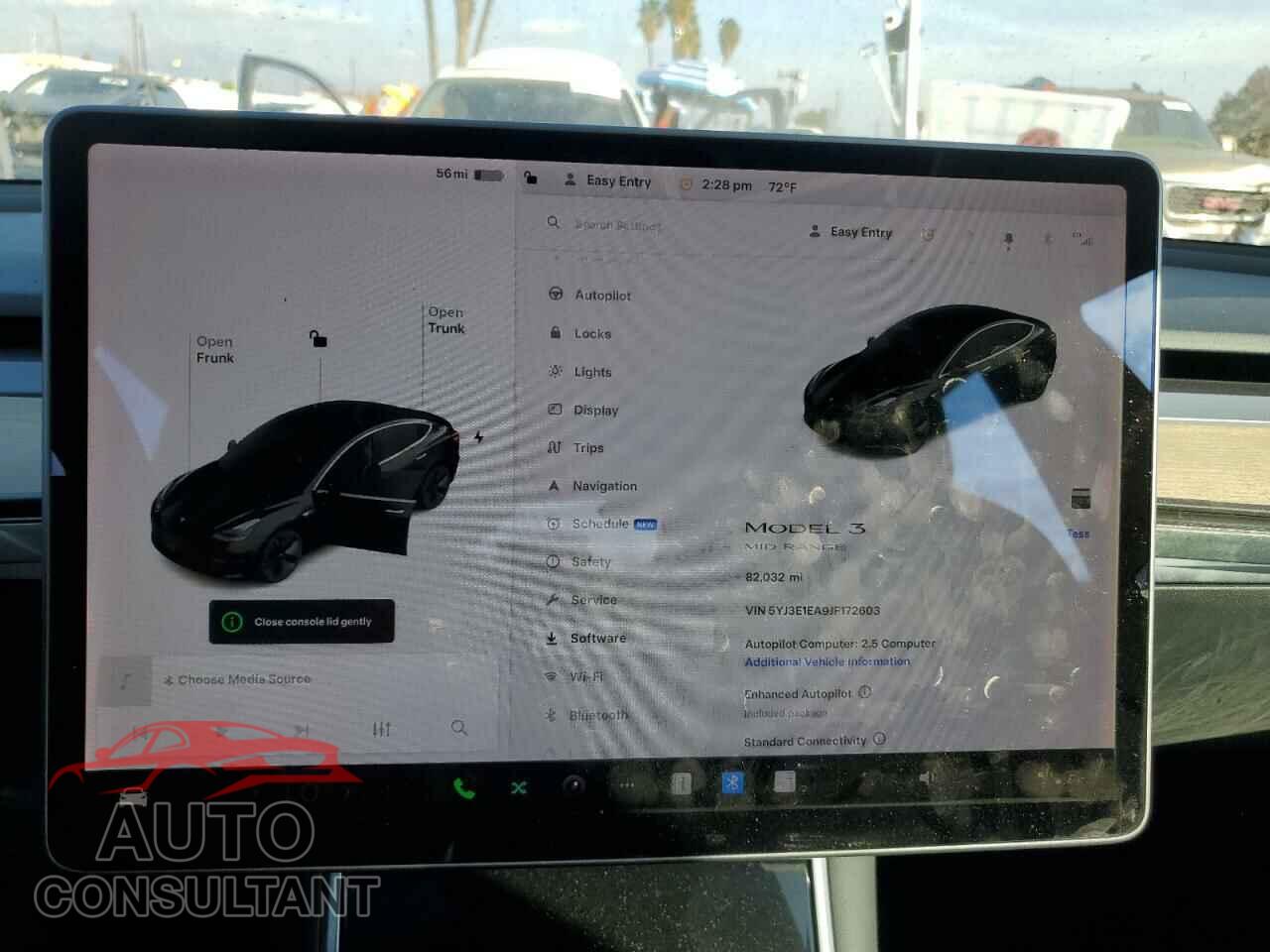 TESLA MODEL 3 2018 - 5YJ3E1EA9JF172603