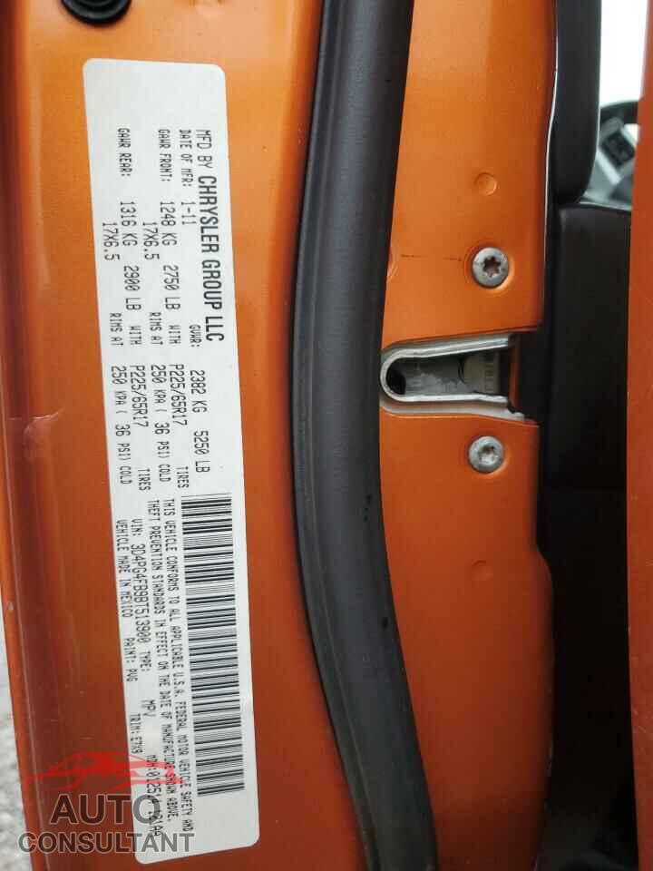 DODGE JOURNEY 2011 - 3D4PG4FB9BT513900