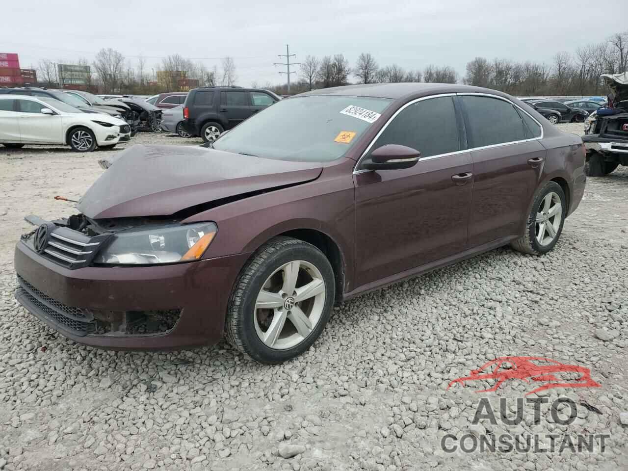 VOLKSWAGEN PASSAT 2012 - 1VWBP7A36CC087845