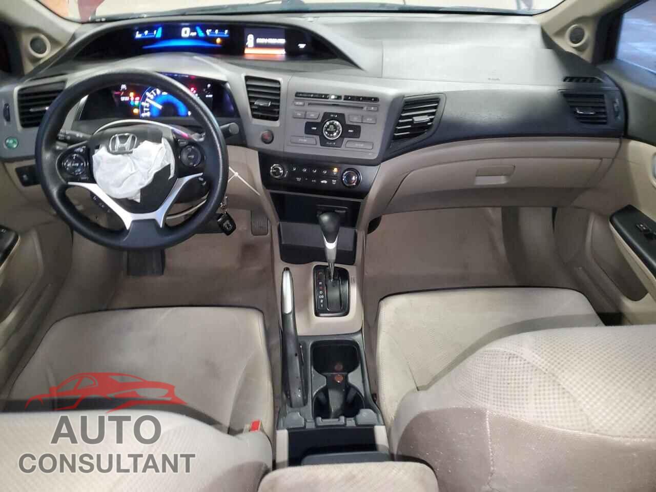 HONDA CIVIC 2012 - 2HGFB2F81CH510260