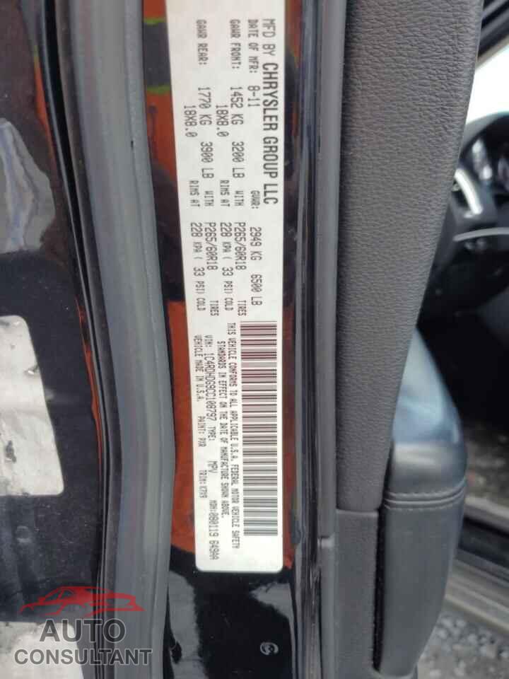 DODGE DURANGO 2012 - 1C4RDHDG9CC108797