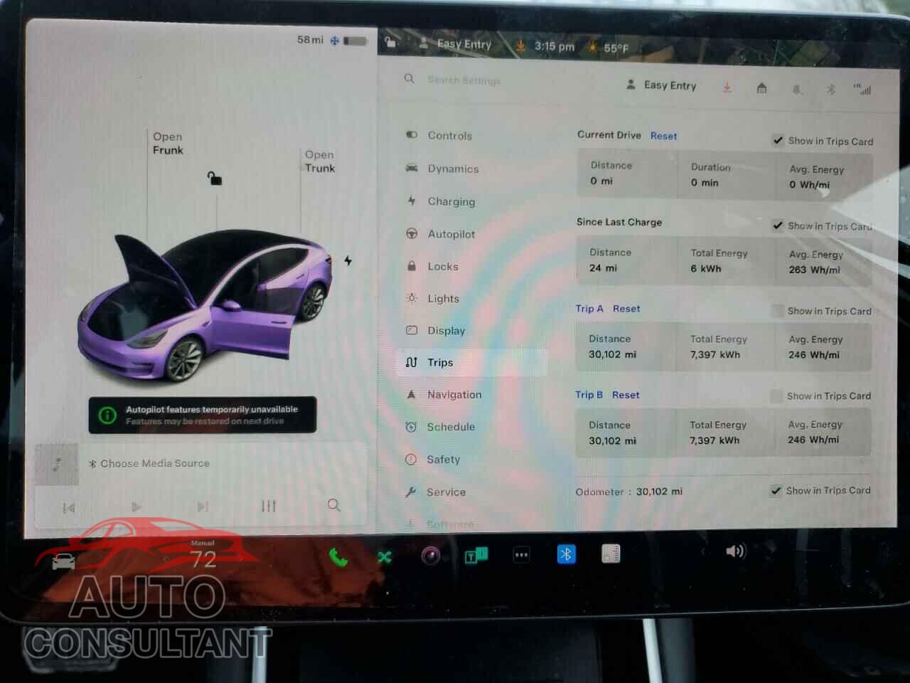 TESLA MODEL 3 2018 - 5YJ3E1EB4JF115802