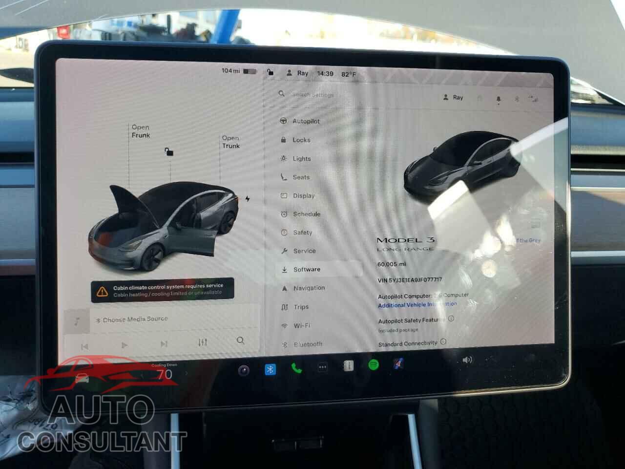 TESLA MODEL 3 2018 - 5YJ3E1EA9JF077717