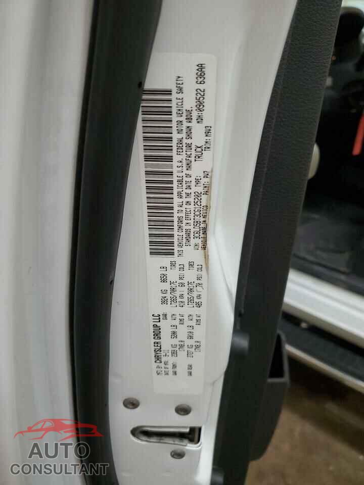 DODGE RAM 2500 2012 - 3C6LD5BT3CG125202