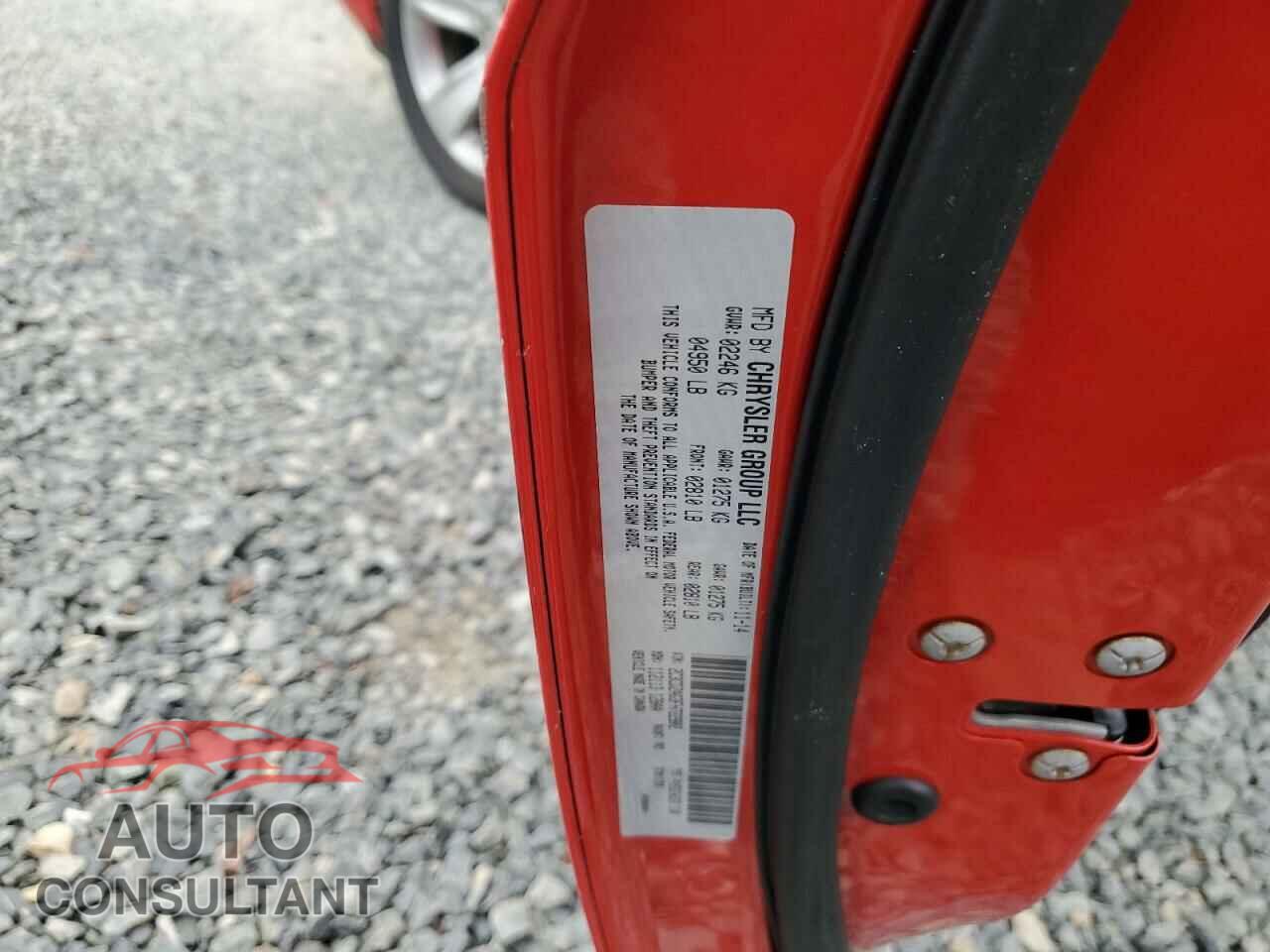 DODGE CHALLENGER 2015 - 2C3CDZAG3FH722802