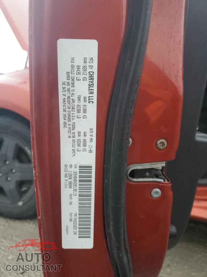 DODGE CALIBER 2009 - 1B3HB48A29D198119