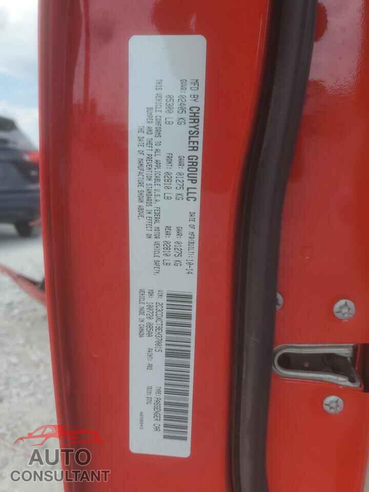 DODGE CHARGER 2014 - 2C3CDXCT9EH370015