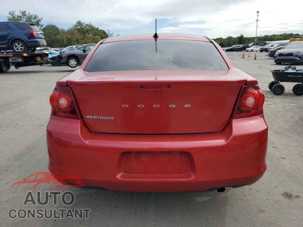 DODGE AVENGER 2012 - 1C3CDZCB2CN156202