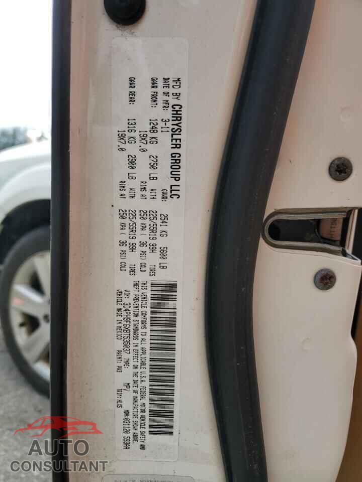 DODGE JOURNEY 2011 - 3D4PH9FGXBT535037
