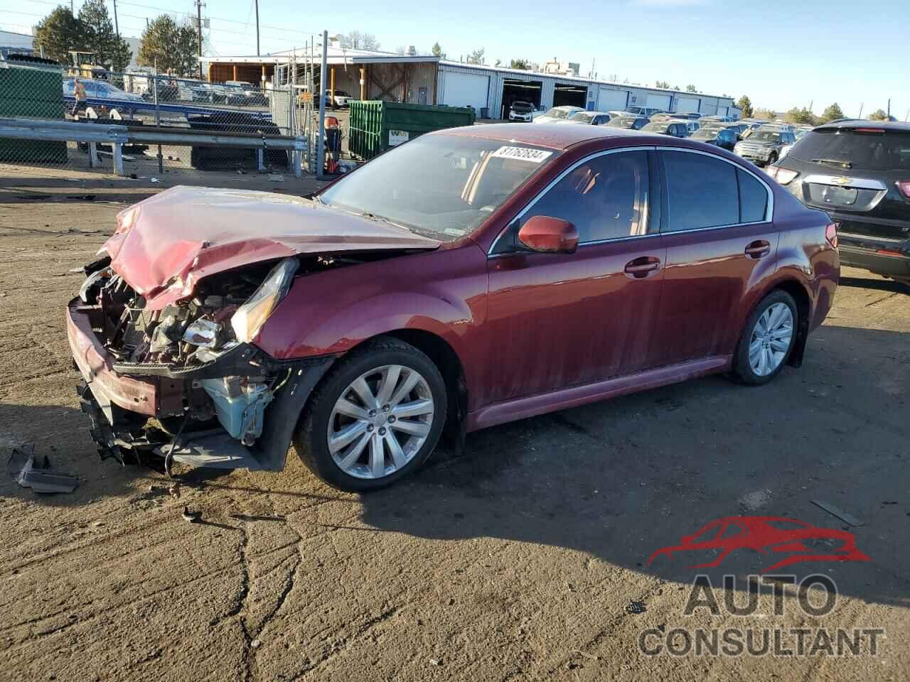 SUBARU LEGACY 2012 - 4S3BMCA60C3014615