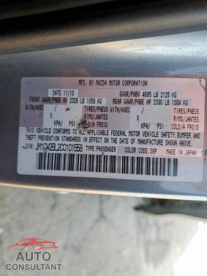 MAZDA 5 2012 - JM1CW2BL2C0101558