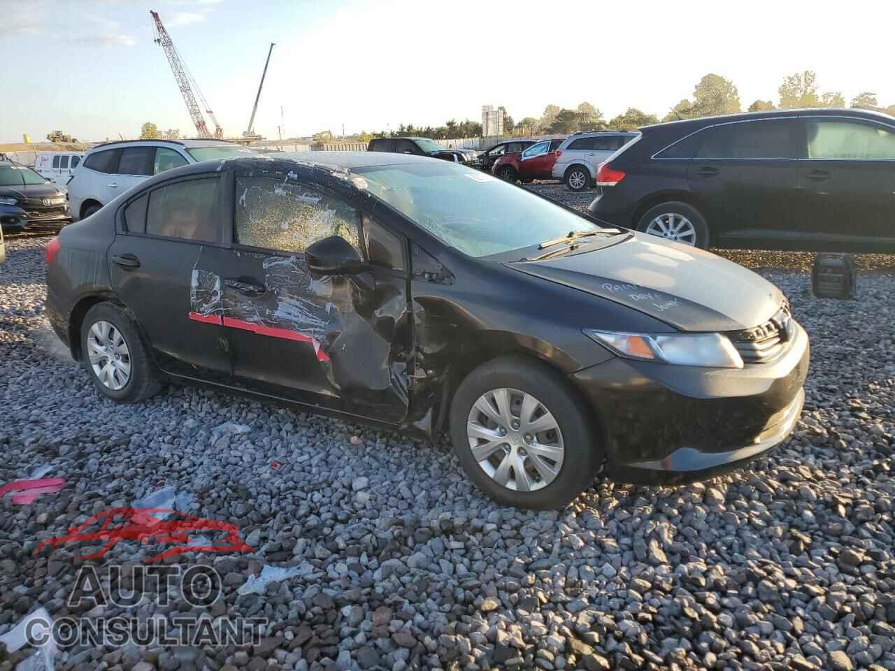 HONDA CIVIC 2012 - 19XFB2F50CE075361