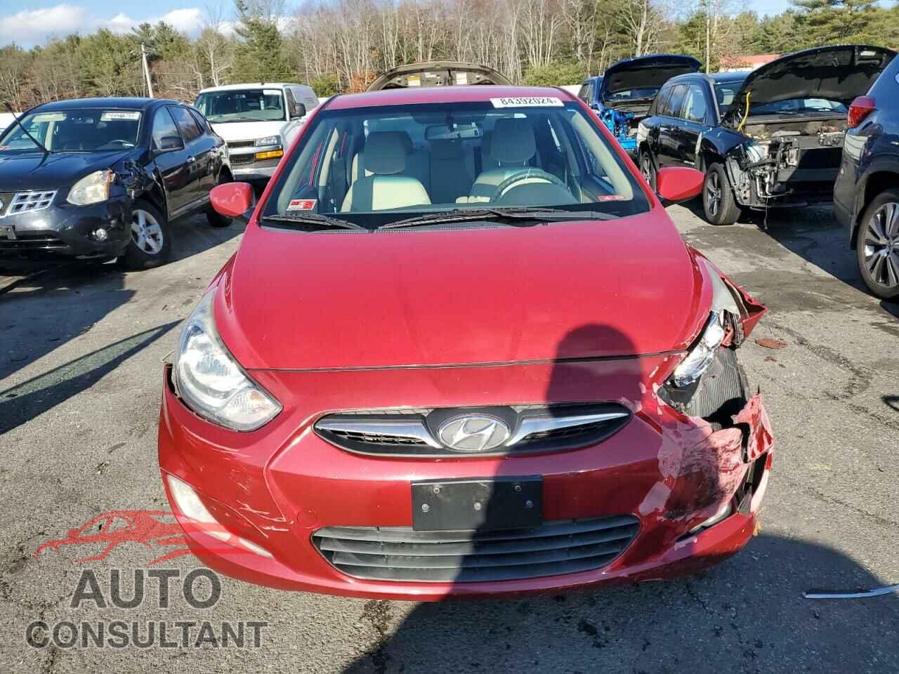 HYUNDAI ACCENT 2012 - KMHCT4AE2CU128903