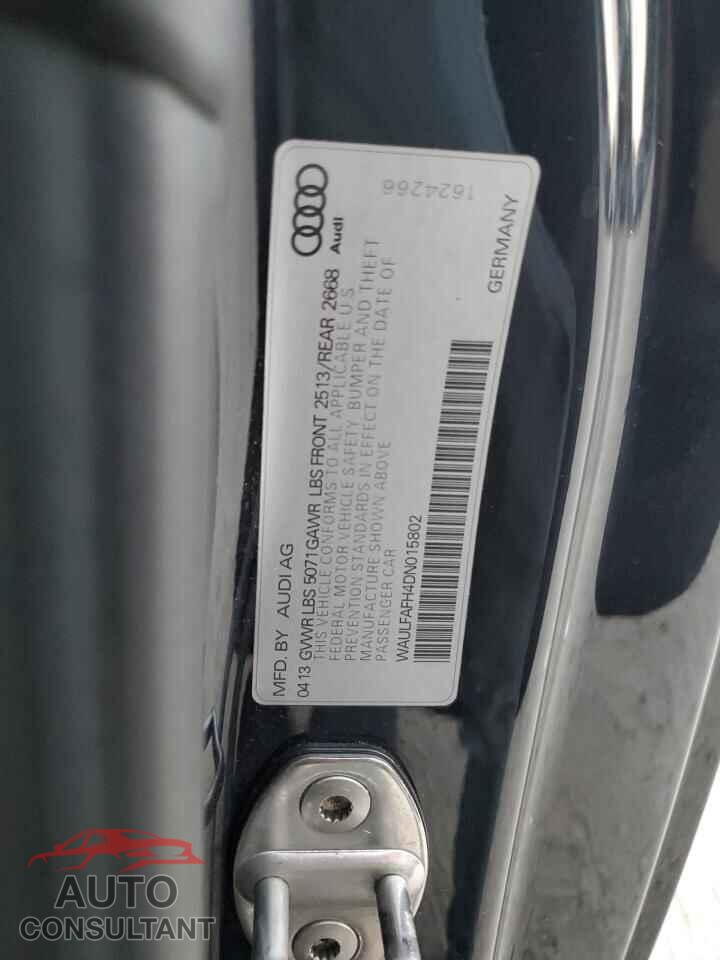 AUDI A5 2013 - WAULFAFH4DN015802