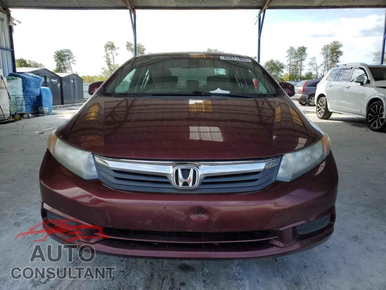 HONDA CIVIC 2012 - 2HGFB2F81CH569891