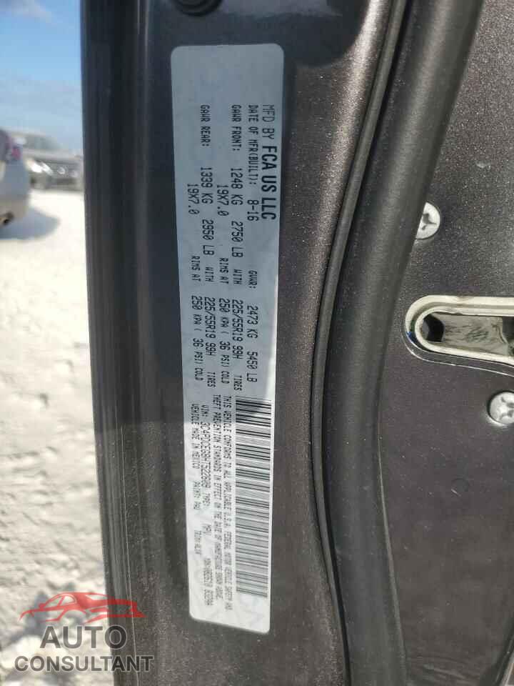 DODGE JOURNEY 2017 - 3C4PDCEG8HT522609