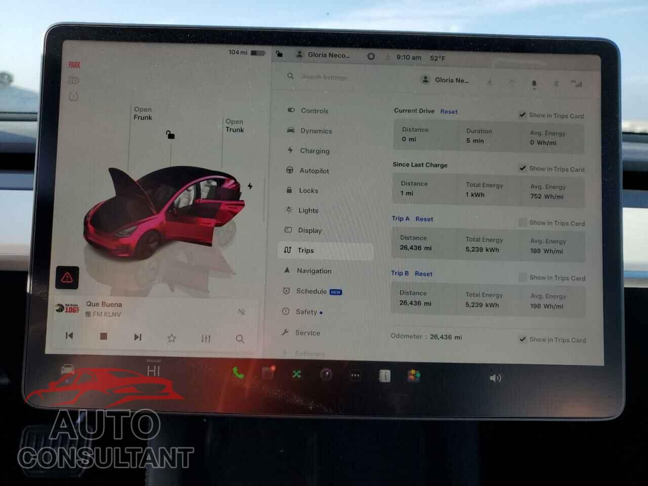 TESLA MODEL 3 2022 - 5YJ3E1EA9NF375447
