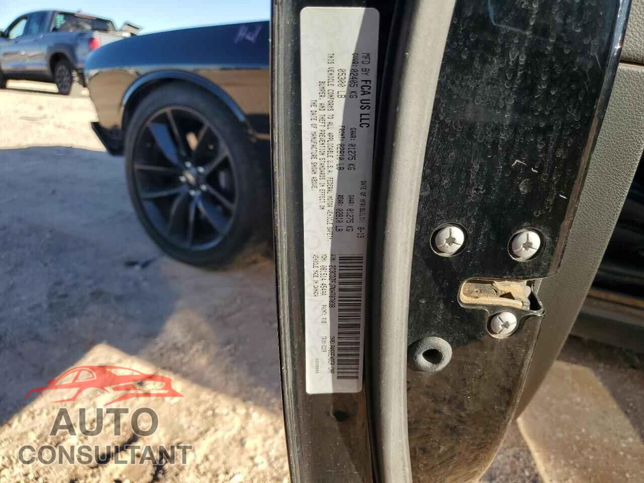DODGE CHALLENGER 2019 - 2C3CDZFJ7KH707038
