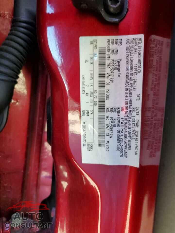 FORD CMAX 2013 - 1FADP5CU2DL540078