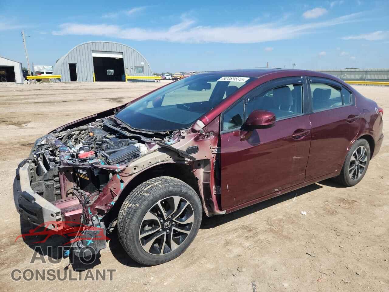 HONDA CIVIC 2013 - 2HGFB2F8XDH538639