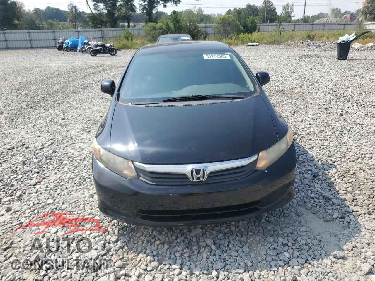 HONDA CIVIC 2012 - 19XFB2F58CE102130