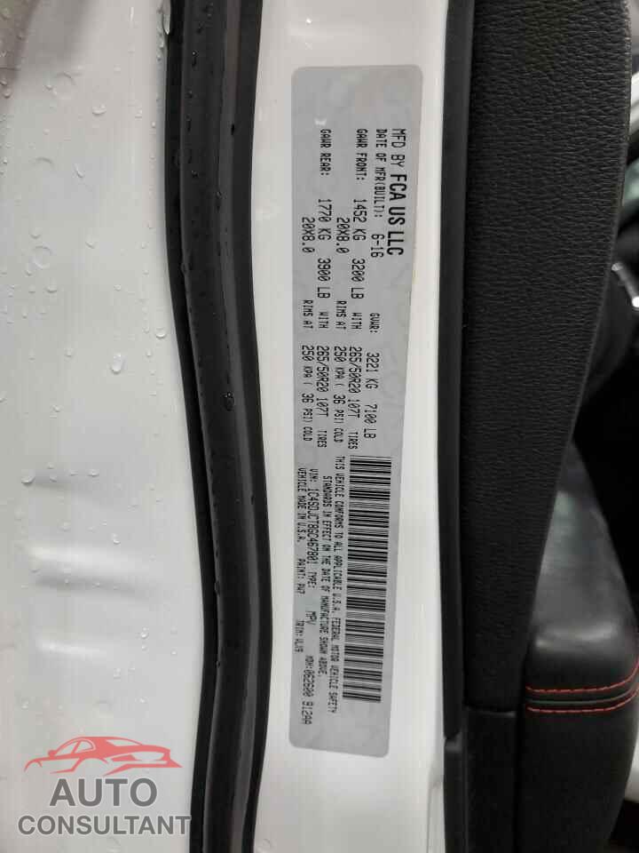 DODGE DURANGO 2016 - 1C4SDJCT8GC467801