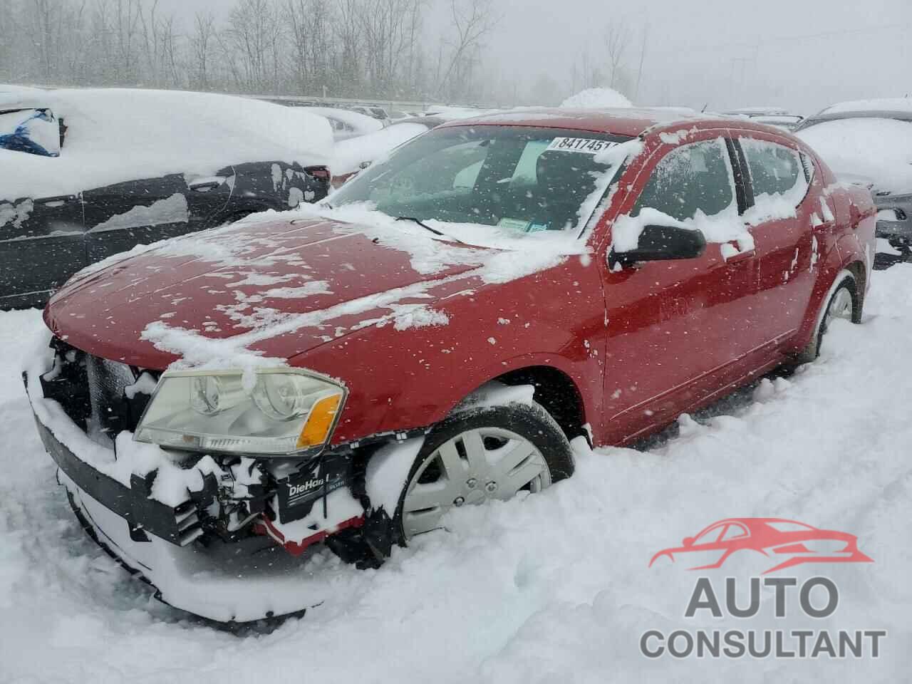 DODGE AVENGER 2012 - 1C3CDZAG2CN309269