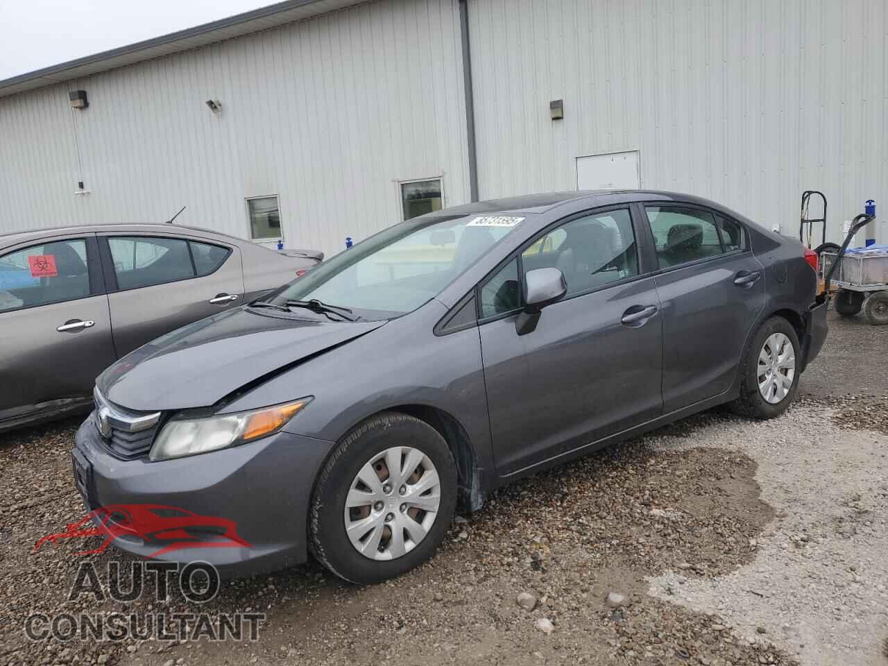 HONDA CIVIC 2012 - 19XFB2F54CE021724