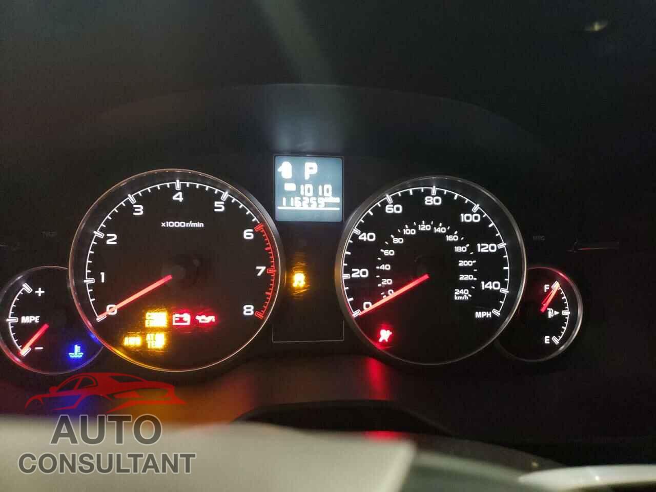 SUBARU OUTBACK 2013 - 4S4BRBCC6D3306703