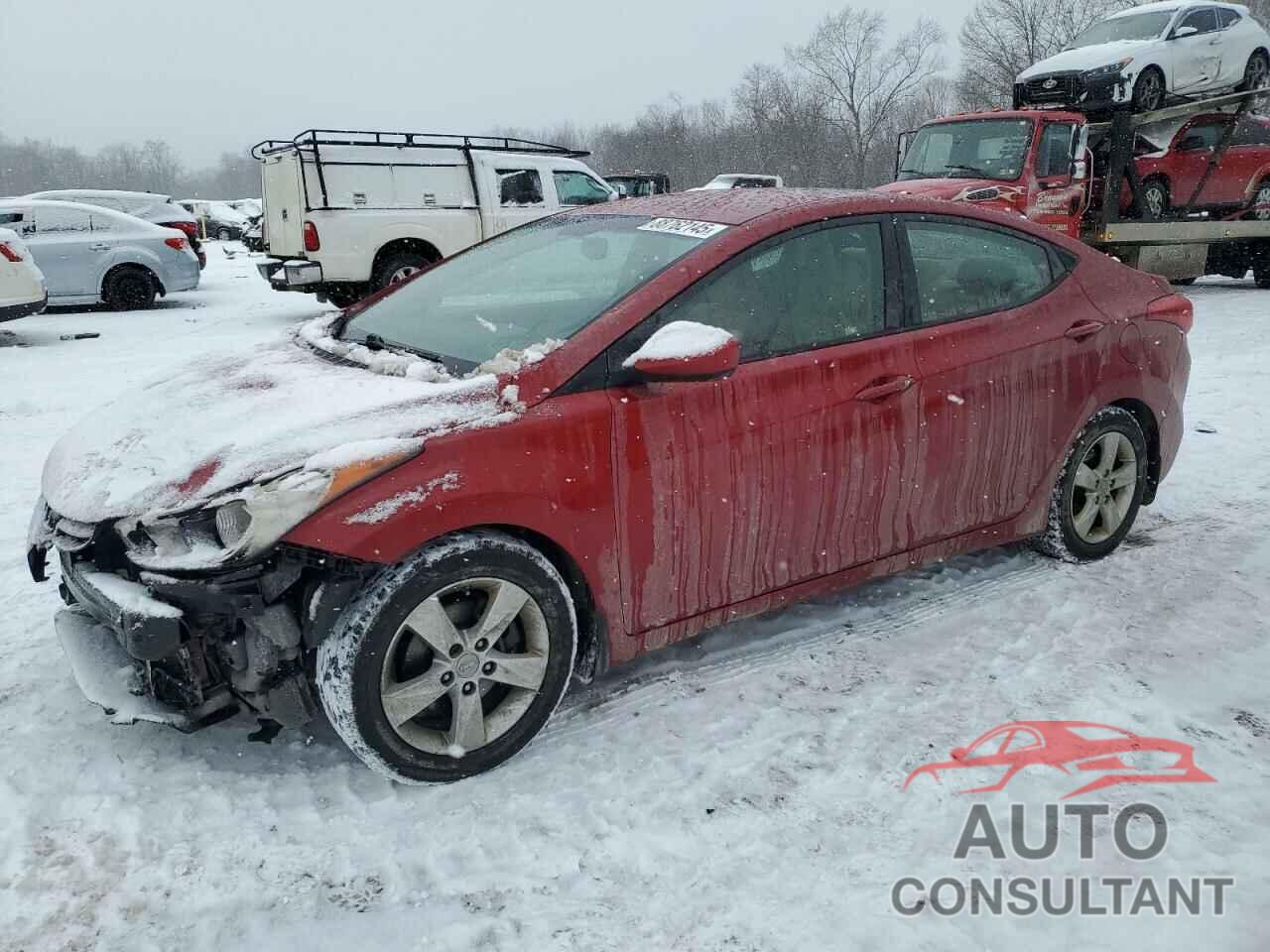 HYUNDAI ELANTRA 2012 - KMHDH4AEXCU365760