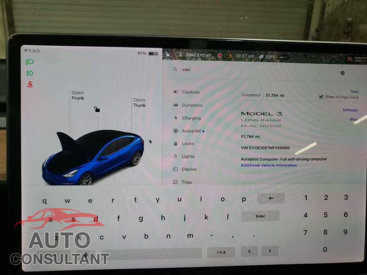 TESLA MODEL 3 2021 - 5YJ3E1EB7MF066860