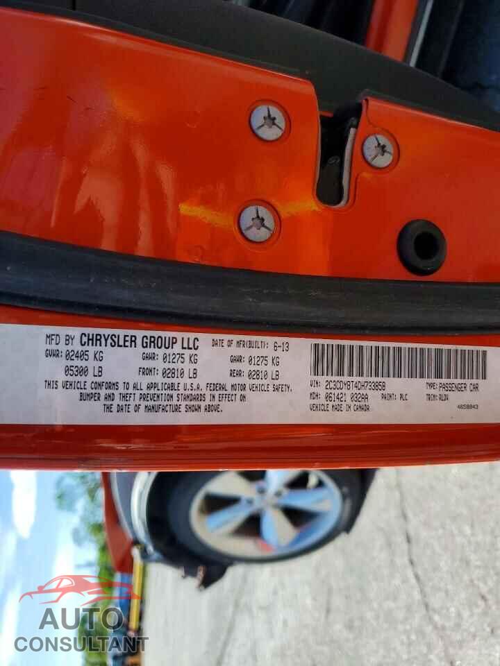 DODGE CHALLENGER 2013 - 2C3CDYBT4DH733858