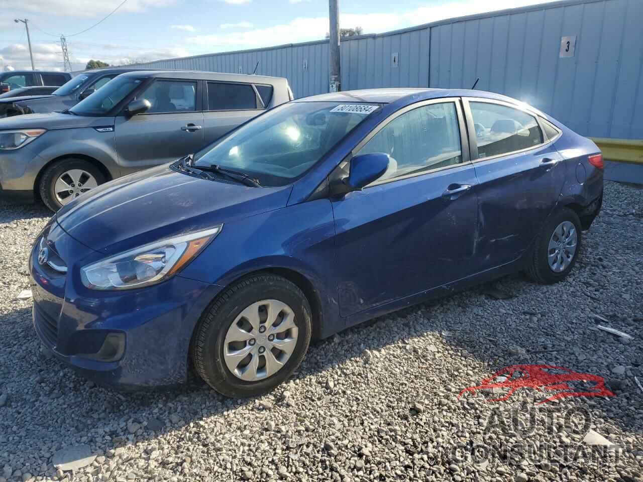 HYUNDAI ACCENT 2016 - KMHCT4AE8GU136154