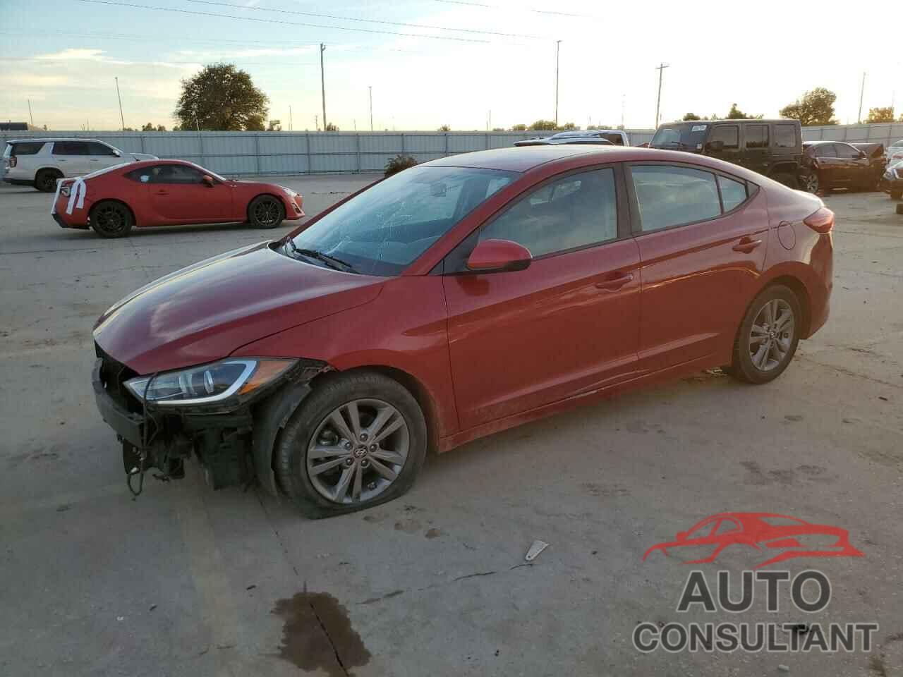 HYUNDAI ELANTRA 2017 - KMHD84LF1HU144559