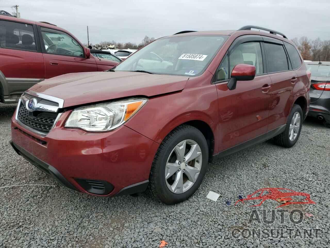 SUBARU FORESTER 2015 - JF2SJADC4FH574242