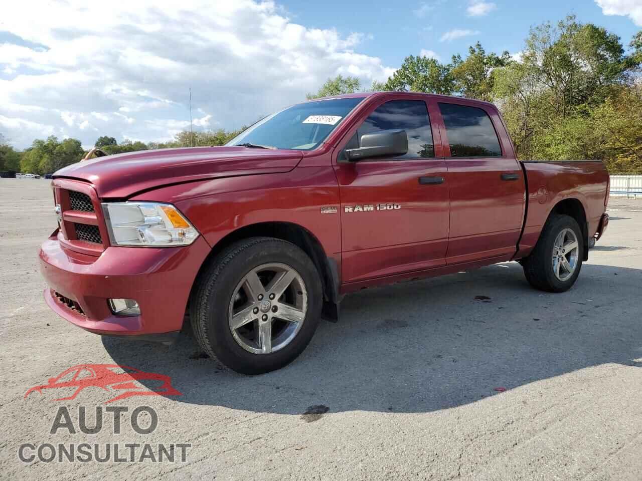 DODGE RAM 1500 2012 - 1C6RD7KT2CS167360