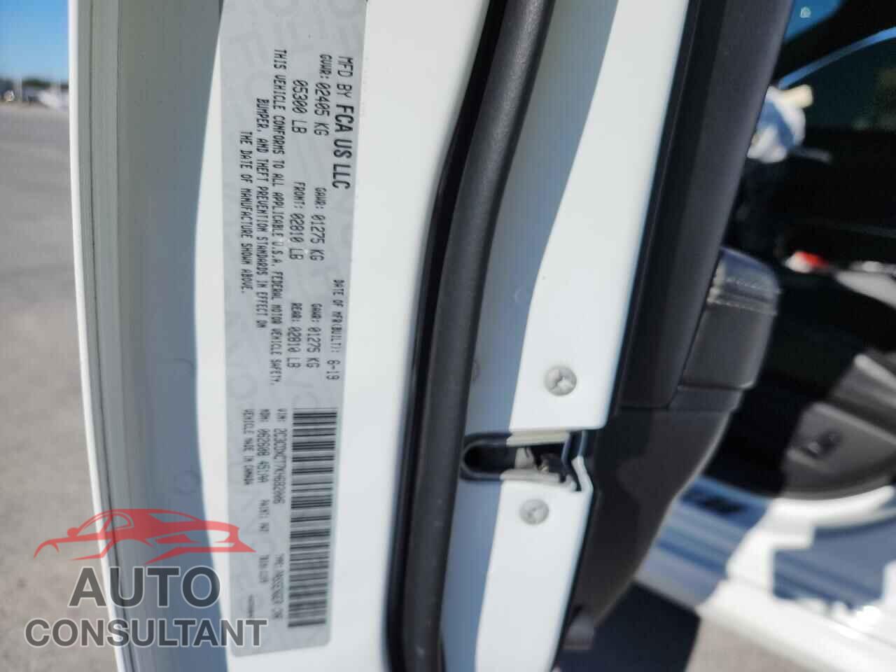 DODGE CHARGER 2019 - 2C3CDXCT7KH682006