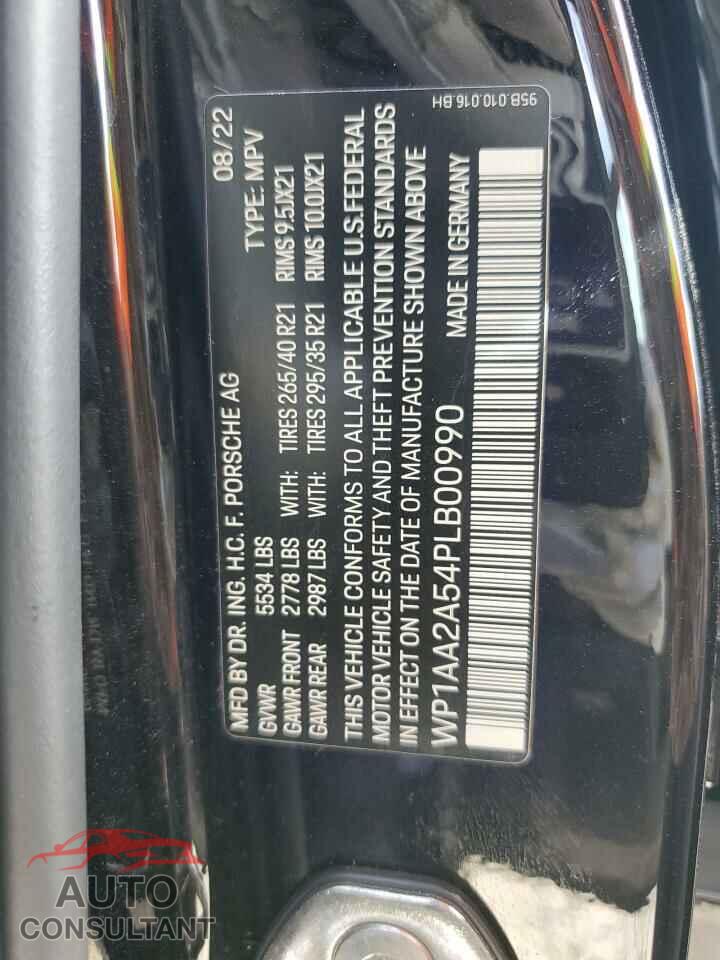 PORSCHE MACAN BASE 2023 - WP1AA2A54PLB00990