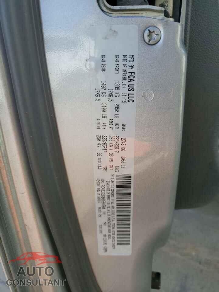 DODGE CARAVAN 2019 - 2C4RDGBG3KR794760