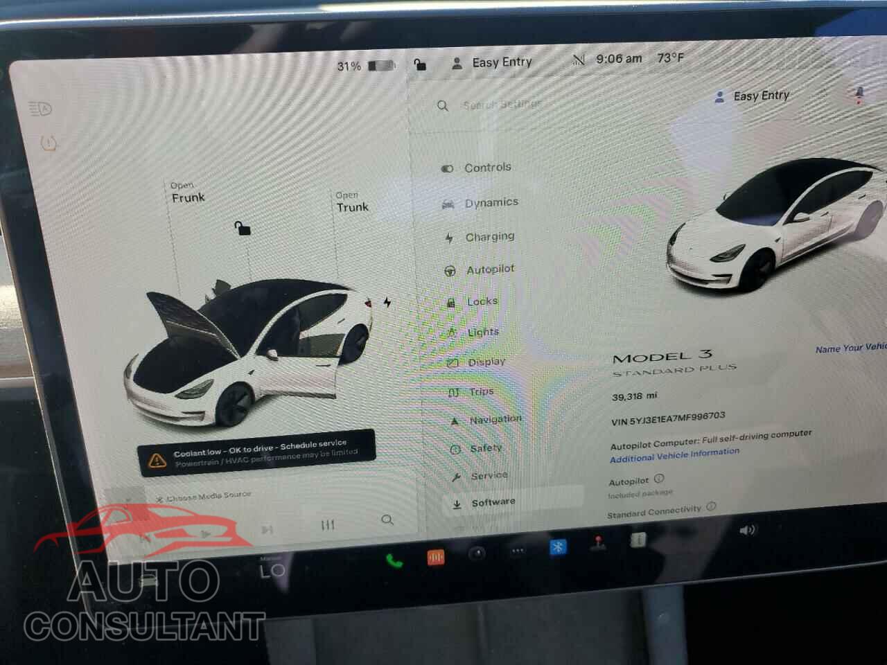 TESLA MODEL 3 2021 - 5YJ3E1EA7MF996703