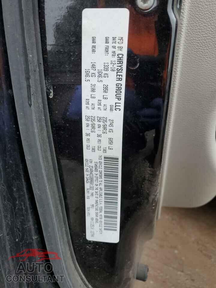 DODGE CARAVAN 2011 - 2D4RN4DG8BR601322